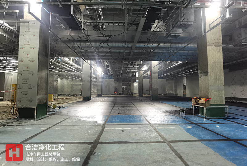 半導(dǎo)體無(wú)塵車間建設(shè)的圖片